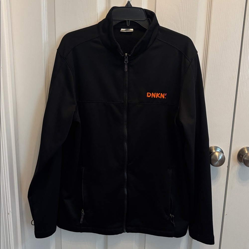 Dunkin Donuts DNKN Full Zip Microfleece Jacket Unisex Adult Size Medium